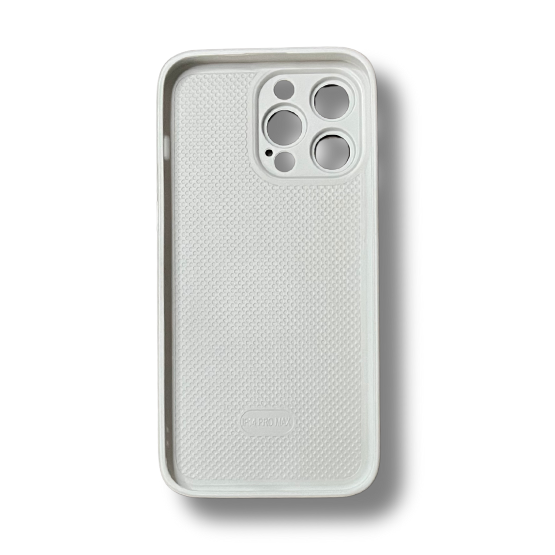 Glass Back Matte Finish + Silicone Edge Case