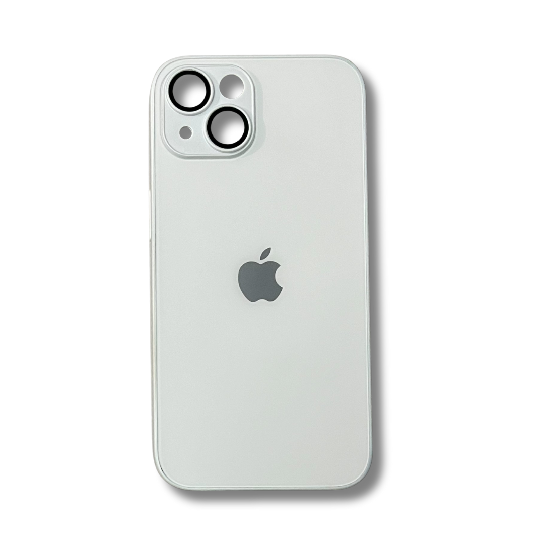 Glass Back Matte Finish + Silicone Edge Case