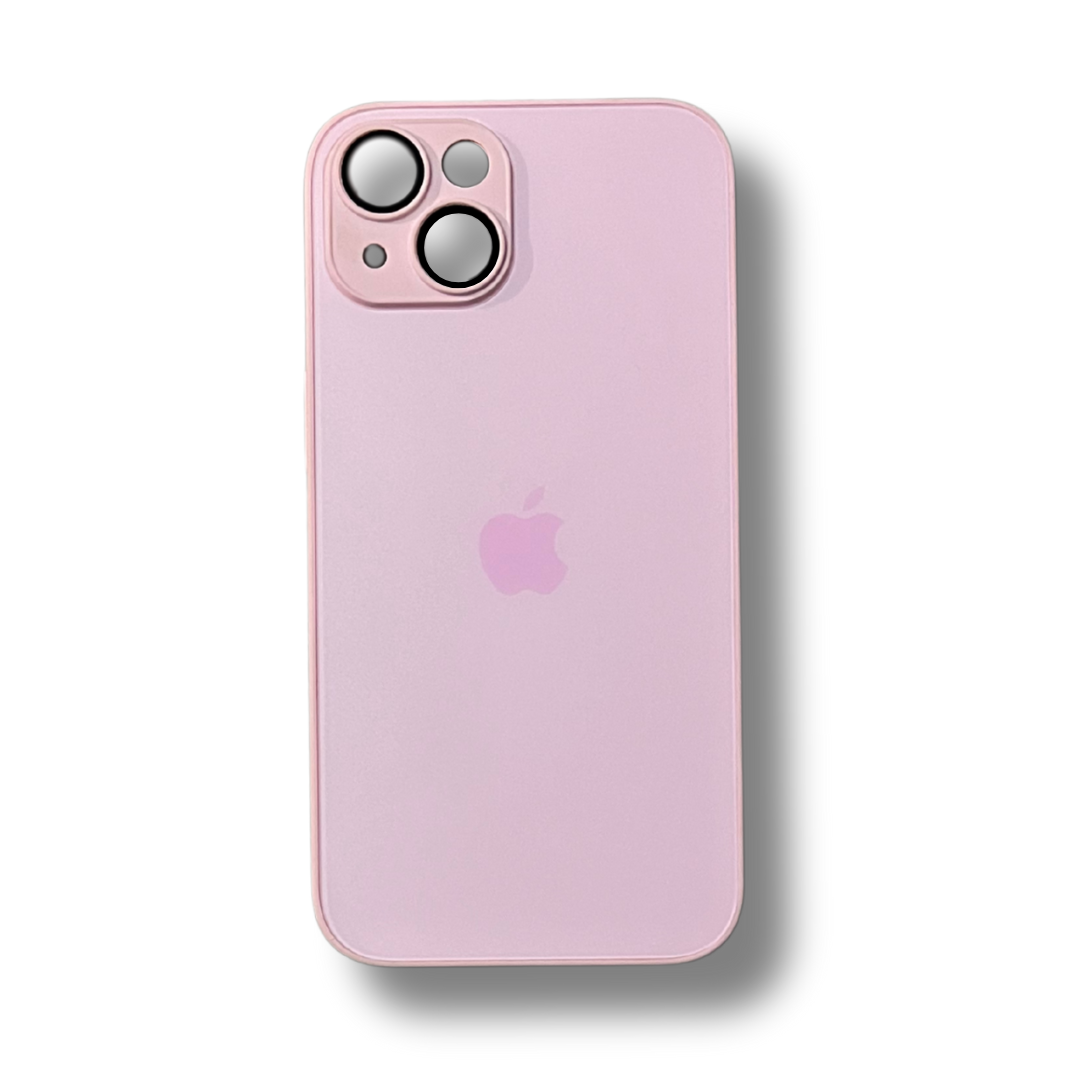Glass Back Matte Finish + Silicone Edge Case