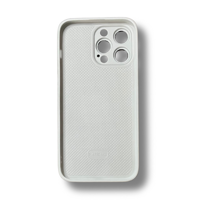 Glass Back Matte Finish + Silicone Edge Case