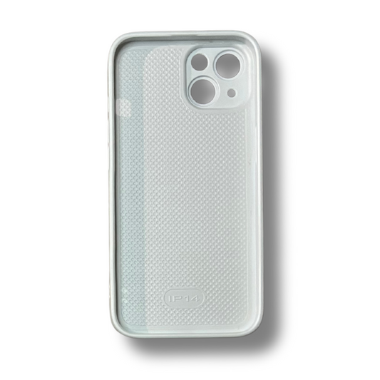 Glass Back Matte Finish + Silicone Edge Case