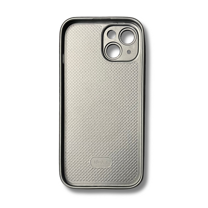 Glass Back Matte Finish + Silicone Edge Case