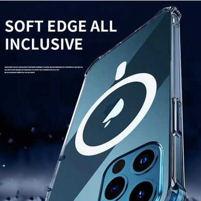 MagSafe Crystal Clear Shockproof Anti-Yellow iPhone Case