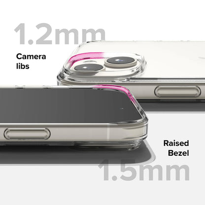 Non MagSafe Crystal Clear Shockproof Anti-Yellow iPhone Case