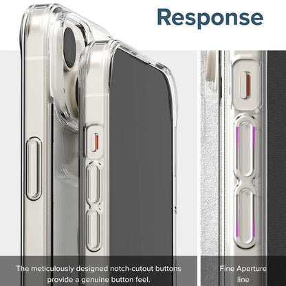 Non MagSafe Crystal Clear Shockproof Anti-Yellow iPhone Case